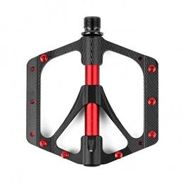 WCJ Parti di ricambio WCJ Mountain Bike Pedals, Antisdrucciolevole Durevole di Riciclaggio della Bicicletta Pedali Ultra Strong colorato 3 Cuscinetto Pedali Flat MTB Pedali Parti di Biciclette