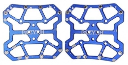 WSGYX Pedali per mountain bike WSGYX 2PCS Bicycle Pedal Pedali in Lega di Alluminio Adattatore Piattaforma Adattatore Conversione Universale Compatibile MTB Road Bike Accessori Accessori Bike Pedals (Color : Blue)