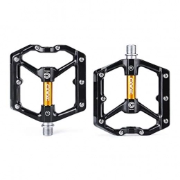 YANBINYA Parti di ricambio YANBINYA Bike Pedali, Ultralight Durevole CNC in Lega di Alluminio 9 / 16" Cuscinetto sigillato Cycle Platform Pedali ibridi, per Mountain Bike / Strada Biciclette / BMX / MTB(Giallo)