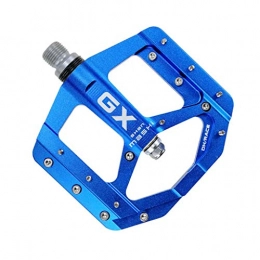 YANBINYA Parti di ricambio YANBINYA Pedali da 9 / 16", Lega di Alluminio con Cuscinetto sigillato Antiscivolo Pedale con Piattaforma per Ciclo anodizzato, per Bici Pieghevoli / Mountain Bike / Bici da Strada / MTB(Blu)