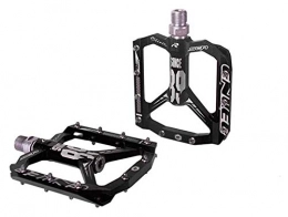 YDL Parti di ricambio YDL Ultralight Bicycle Pedal all MTB Mountain Mountain Bike Materiale a Pedale + Du Cuscinetto Pedali in Alluminio Pedali Bici (Color : Black)