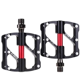 YGLONG Parti di ricambio YGLONG Pedali Bici Bike Pedale 3 Cuscinetti Antiscivolo Ultralight MTB Mountain Bike Pedale Cuscinetto sigillato Pedali Accessori for Biciclette Pedali MTB (Color : B 262 Black)