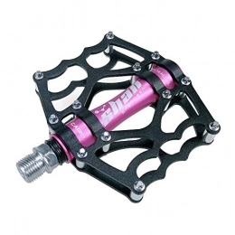 Yinglihua Parti di ricambio Yinglihua Pedale Biciclette Pedale Mountain Bike 1 Paio di Lega di Alluminio Antiscivolo Resistente Superficie Pedale per Strada 8 Colori off-Road del Pedale della Bicicletta (Color : Pink)