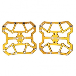 Gneric Parti di ricambio YMYGBH Pedali Flat MTB Adattatore Piattaforma Pedale 2pcs Biciclette Lega di Alluminio Piatto di conversione Universale Compatibile della Strada di MTB Bike Parts Accessori (Color : Gold)