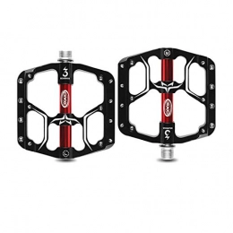 YNuo Parti di ricambio YNuo MTB Bike Pedal 3 Bearing 9 / 16 Mountain Bike Pedali Pedali per bici antiscivolo ad alta resistenza Superficie per strada BMX MTB Fixie Bikesflat Bike Accessori per biciclette per una guida confort