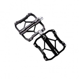 YNuo Pedali per mountain bike YNuo Pedali 3 Bearings Pedali per Mountain Bike Pedali in Lega per Bicicletta 9 / 16"Pedali Pedali in Lega Antiscivolo Accessori per Biciclette per Una Guida confortevol (Color : Black)