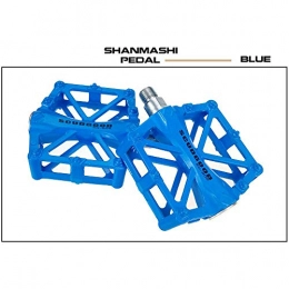 YuYzHanG Parti di ricambio YuYzHanG Pedali Bici Alluminio Skid Pedane Dentate Mountain Bike Durevole Pedale 1 Fisso Pedali Bici Antiscivolo (Color : Blue)