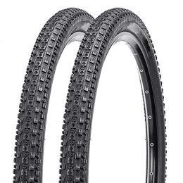 SUSHOP Parti di ricambio 26 Pollici Pieghevole Pneumatici Copertone per MTB Montagna Fuori Strada Bici Bicicletta, Copertoni Pieghevoli Mountain Bike (Confezione da 2), 26x1.95