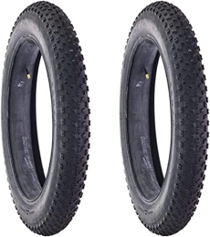 Confezione da 2 Pneumatici Fat Tire, 20 x 4,0 Pollici Fat Bike Pneumatici di Ricambio per Biciclette elettriche compatibili Wide Mountain Snow Bike, Multicolore