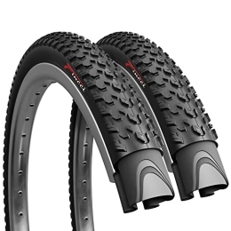 Fincci Pneumatici per Mountain Bike Fincci Copertone mtb 27.5 x 2.10 Pollici - Coppia Pneumaticos Pieghevole 27.5 Strada 60 TPI, Gomme mtb 27, 5 per Bici Elettrica, Ibrida MTB, Mountain bike 55-584 - Confezione da 2