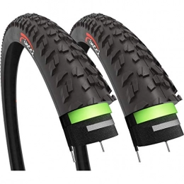 Fincci Parti di ricambio Fincci Coppia 26 x 1, 95 Pollici 52-559 Pneumatici Copertoni con Protezione Anti-puntura Antiforatura da 2, 5 mm 60TPI per MTB Montagna Ibrida Bici Bicicletta (Confezione da 2)