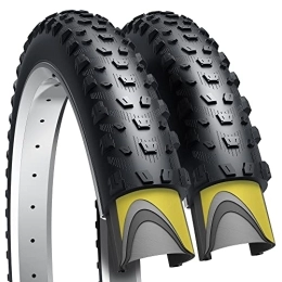 Fincci Parti di ricambio Fincci Coppia Copertone 29 x 2.6 Pollici 66-622 ETRTO Copertoni per Bicicletta Pieghevole con Protezione in Nylon, 60 TPI per MTB Pneumatico, Mountain, Downhill XC / Enduro