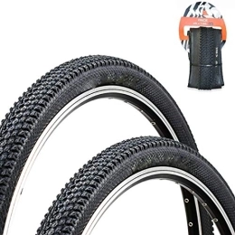 SUSHOP Parti di ricambio SUSHOP 26X1.95, 26X2.1, 27.5X1.95, 27.5X2.1 Pollici Pieghevole Pneumatici Copertone per MTB Montagna Ibrida Bici Bicicletta (Confezione da 2), 27.5x1.95