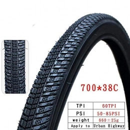 Taoke Parti di ricambio Taoke Autostrada della Gomma della Bicicletta del Filo di Acciaio di Pneumatici 26 Pollici 1, 5 1, 75 60TPI 700C * 28 32 35 38C 30TPI Mountain Bike Parts Pneumatici 8bayfa (Color : 700X38C 60TPI)