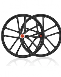 LLC Parti di ricambio 20 Pollici Mountain Bike Wheelset 44MM Cerchi in Lega di Magnesio Freno A Disco Valvola Americana Bicicletta Ruote Anteriori E Posteriori Mozzo A Sgancio Rapido