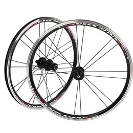 KANGXYSQ Ruote per Mountain Bike 20 Pollici Pieghevole Set Ruote Per Mountain Bike 74 / 130 V Brake QR Centro Anteriore 2 Posteriore 5 Cuscinetto Molta Forza Doppio Strato Rim 7-10 Velocità (Color : B)