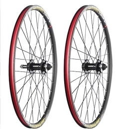 OMDHATU Parti di ricambio 24 pollici mountain bike wheelset BMX Cerchi con freno a disco Mozzi con cuscinetti sigillati Supporto 6 / 7 / 8 velocità ruota libera rotante QR ruote bici pieghevole