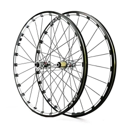 Asiacreate Ruote per Mountain Bike 26 / 27.5 / 29 ''Mountain Bike Ruote Cerchi in Lega A Doppio Strato Freno A Disco Perno Passante MTB Ruote da Ciclismo Fit 7 8 9 10 11 12 velocità Cassette (Color : Titanium, Size : 29in)