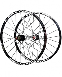 LLC Parti di ricambio 26 / 27.5 / 29"Mountain Bike Wheelse Cerchi in Lega A Doppia Parete Mozzo in Carbonio Ultraleggero 24H Quick Release 9-11 Speed Bike Wheel, 26 Inches