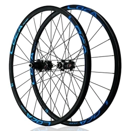 Asiacreate Ruote per Mountain Bike 26 / 27, 5 / 29 Pollici Ruota da Bicicletta Sgancio Rapido Set di Ruote per Mountain Bike 32H Cerchio Freno A Disco Cuscinetto Sigillato Ruota MS 12 velocità (Color : Blue, Size : 29in)