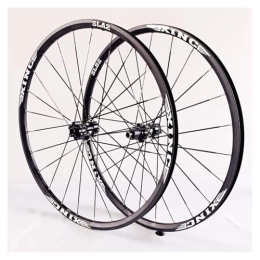 DFNBVDRR Parti di ricambio 26 / 27.5 / 29" Set Di Ruote Per Mountain Bike Cerchio In Lega Di Alluminio Asse Passante Freno A Disco Ruote 24H Per MS 12 Velocità Ruota Libera (Color : Black, Size : 27.5'')