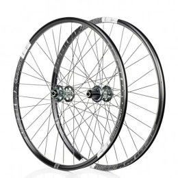 Bike Wheel Parti di ricambio 26" / 27.5" inch Mountain Bike Ruote Freni a Disco 6 Pawl 72 CLICCA Quick Release (Color : Gray, Size : 26")