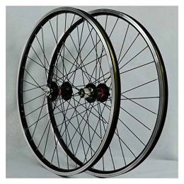 NEZIAN Parti di ricambio 26 27, 5 Pollici Set Di Ruote for Mountain Bike MTB Cerchi In Lega Di Alluminio Sgancio Rapido 32 Fori 7 8 9 10 11 Speed Posteriore Mozzi (Color : C)