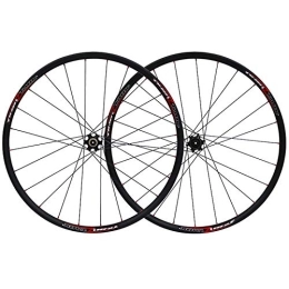 KANGXYSQ Ruote per Mountain Bike 26 Pollici Fibra Carbonio Set Ruote Mountain Bike Bicicletta Anteriore Posteriore Ruote Freno Disco Rilascio Rapido Cerchio Doppio Strato 8-9-10-11 Speed