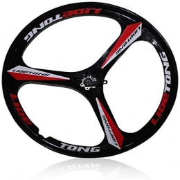 YSHUAI Parti di ricambio 26 Pollici Mountain Bike Set Di Ruote Per Biciclette Bici Con Ruota Anteriore Set Di Ruote Per Biciclette, 3 Razze Set Ruote Posteriori Integrate Freno A Disco Lega Di Magnesio Set Di Ruote, Rosso