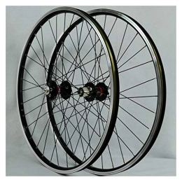 NEZIAN Ruote per Mountain Bike 26 Pollici Set Ruote Mountain Bike MTB Mozzo Ruota for Cerchio In Lega A Doppio Strato Cuscinetto Sigillato Rilascio Rapido V-Brake for 32H 7-11 Di Velocità (Color : B)