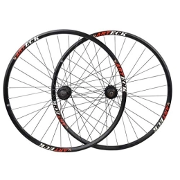 NaHaia Parti di ricambio 27.5 "29" Mountain MTB Set di ruote per bici Freno a disco Bicicletta Cerchio in lega a doppia parete Sgancio rapido 7 8 9 10 Velocità Ruota libera 32H