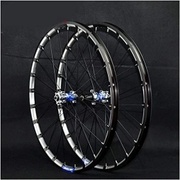 Amdieu Ruote per Mountain Bike Amdieu Wheelset 26 / 27, 5 / 29 Pollici di Mountain Bike for Mountain Bici, 24 Fori Freno a Disco 4 Rilascio rapido del mozzo del Cuscinetto Palin con mozzo di tiro Dritto 7-12 velocità Road Wheel