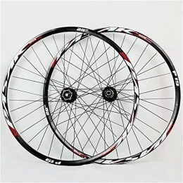 Amdieu Parti di ricambio Amdieu Wheelset Ruota for Mountain Bike 26 27, 5 29 Pollici, 32h Bordo Doppia a Parete moute sigillate Cuscinetti Bici Bici Albero Freno Freno Albero 7-11 velocità Road Wheel