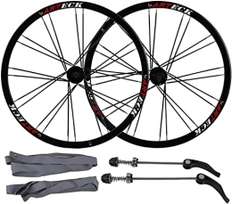 Amdieu Parti di ricambio Amdieu Wheelset Ruota Posteriore da 26 Pollici for Mountain Bike, 2 4H MTB Freno a Doppia Parete in Lega di Rilascio rapido Freno Freno 7 8 9 10 velocità Road Wheel (Color : F, Size : 26inch)