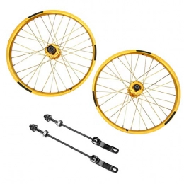 Annjom Ruote per Mountain Bike Annjom Ruote per Bicicletta in Lega di Alluminio, robuste, Ruote per Mountain Bike, Prodotte professionalmente per Bici da Strada 20 Pollici 406 Qualsiasi Tipo di Mountain Bike da Strada