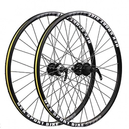 ASUD Parti di ricambio ASUD Cerchio Ruota Bici Bicicletta MTB Mountain City Bike MOZZO con Raggio 2inch Anteriore Ruota Anteriore Singola a sgancio rapido Freno a Disco Rotante 1