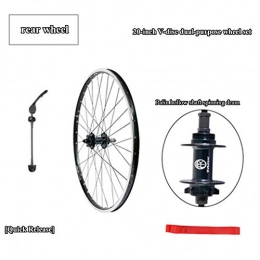 ASUD Ruote per Mountain Bike ASUD Ruota Posteriore, Cerchio Ruota 20 Pollici Bici Bicicletta MTB Mountain Bike Cuscinetto Rotante Palin