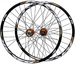 Auoiuoy Ruote per Mountain Bike Auoiuoy 26 / 27.5 / 29 Pollice Mountain Bike Wheelset Wheelset Wheel Wheelset (Anteriore Posteriore) Doppia Parete in Lega di Alluminio con Cambio rapido Freno a Disco 32h 7-11 velocità Cassetta, A-29inch