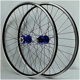 AWJ Ruote per Mountain Bike AWJ Set di Ruote da Ciclismo MTB, 26" 27, 5" 29" Freno a Disco / Freno a V cerchione Bici Primo 2 e Posteriore 4 Cuscinetti sigillati per Ruota a Cassetta 7-10 velocità