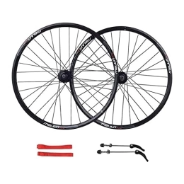 AWJ Ruote per Mountain Bike AWJ Set di Ruote per Mountain Bike da 26", Bicicletta con Freno a Disco MTB a 32 Razze per Ruote a Doppia Parete con Cassetta a 7 8 9 10 velocità