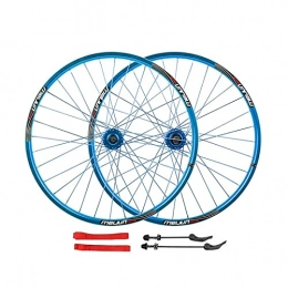 AWJ Parti di ricambio AWJ Set di Ruote per Mountain Bike da 26 Pollici, Set di Ruote per Freno a Disco a sgancio rapido a 32 Fori Mozzo Anteriore 100 mm Posteriore 135 mm Ruota