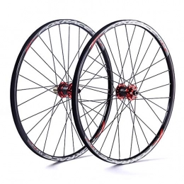 BAIDEFENG Ruote per Mountain Bike BAIDEFENG Set di Ruote per Bici, MTB Ruota per Mountain Bike Cerchio da 26 Pollici Ultra Anteriore 2 Posteriore 5 Cuscinetti Sigillati Mozzo Disco Ruote Ruote