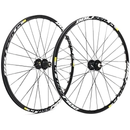 CTRIS Parti di ricambio Bicicletta Ruote MTB Wheelset 26 Pollici Cerchio Bicicletta 28 Fori Mountain Bike Ruota Anteriore E Posteriore Freno A Disco 8-9-10 Velocità Sgancio Rapido Mozzi Cuscinetti Sigillati ( Size : 26inch )