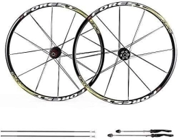 GJX Parti di ricambio BUYAOBIAOXL Cerchi Bici Wheels 26 Pollici Bici Ruote, MTB Ciclismo Ruote 27, 5 Pollici Mountain Bike Set di Ruote a Disco Freno Quick Release 5 Palin Cuscinetto 8 9 10 velocità 100 Millimetri