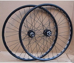 BZLLW Ruote per Mountain Bike BZLLW Ruota di Bicicletta, Disco Cuscinetto sigillato Bici Ruote 26inch CNC Double Layer Rim / V-Brake MTB Bicycle Wheels Quick Release 8-10 velocità Cassette volano 32H