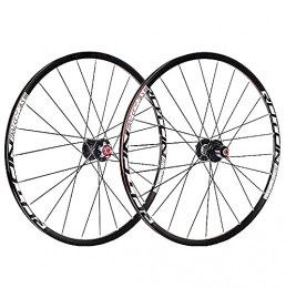 CBA BING Parti di ricambio CBA BING Mountain Bike Wheelset, Ruote MTB Carbon Hub Freni a Disco a sgancio rapido, 24H a Raggi Piatti a Bassa Resistenza Ruota Bici Montare 7-11 velocità Cassetta MTB Wheelset, 27.5 inch