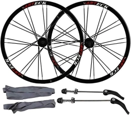 GAOTTINGSD Parti di ricambio Cerchi Bici Cerchi in lega di alluminio della bicicletta 26 pollici, mountain bike wheelset doppia parete disco freno rapido ruote a sgancio ruota anteriore ruota posteriore Palin cuscinetto