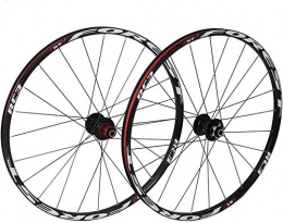 GAOTTINGSD Ruote per Mountain Bike Cerchi Bici MTB biciclette Ruote, 26 / Sealed 27.5In a doppia parete in lega di alluminio della bici di montagna Ruote V-Brake Disc Rim freno Cuscinetti 8 / 9 / 10 di velocità Cassette ( Color : 26in )