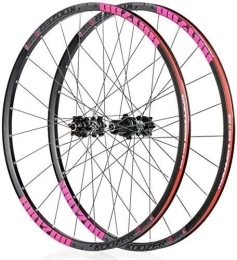 GJX Parti di ricambio Cerchi Bici Wheels Mountain ruota anteriore della bici ruota posteriore, 26 " / 27.5" bicicletta wheelset lega leggera cerchi tipo a sgancio rapido cerchione freno a disco 24 buche Shimano o Sram 8 9 10