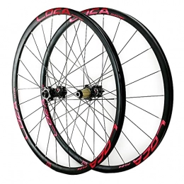 JIE KE Parti di ricambio Cerchio bici 26 27.5 29in Mountain Bike Wheelset Disc Freno a disco Thru Axle MTB. Ruota anteriore e posteriore 8 9 10 11 12 Velocità Alloy Mozzo in lega di alluminio Matte 24 ore Accessorio per bicic